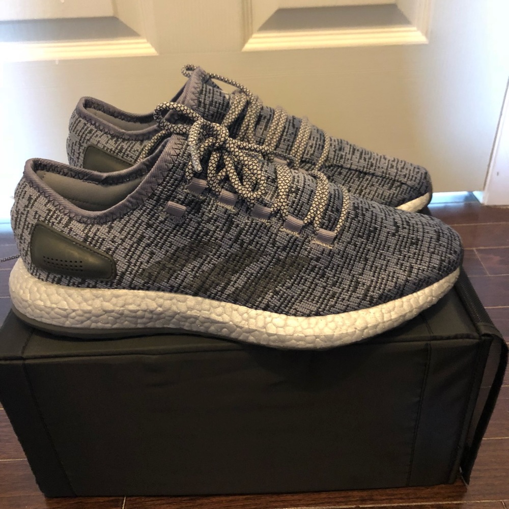 Men’s grey Adidas Pire Boost grey size 11.5